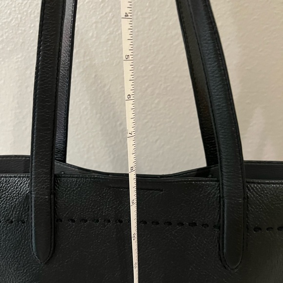 Cole Haan Black Leather Tote - Picture 11 of 13